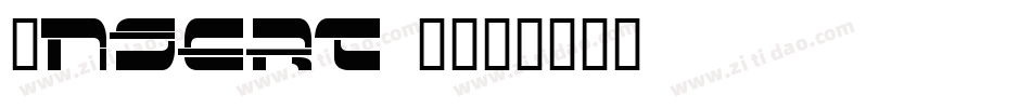Insert 2字体转换